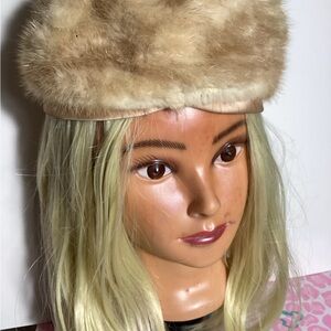 Vintage mink hat